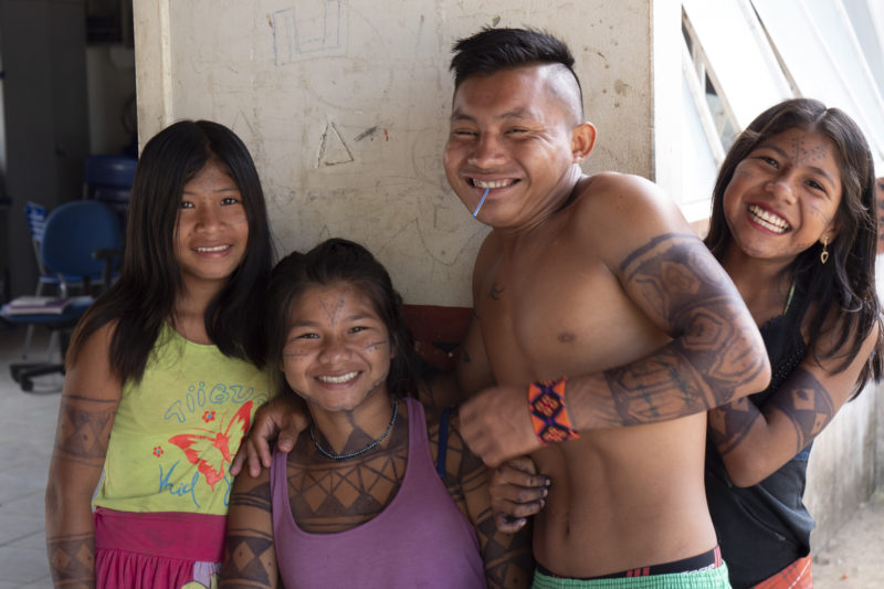 Young Munduruku people