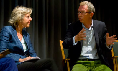 Connie Hedegaard og Idar Kreutzer i Regjeringens ekspertutvalg for grønn konkurransekraft har bedt Avfall Norge utarbeide et veikart for sirkulær økonomi. Foto: Anne Elisabeth Scheen, Klima- og miljødepartementet.