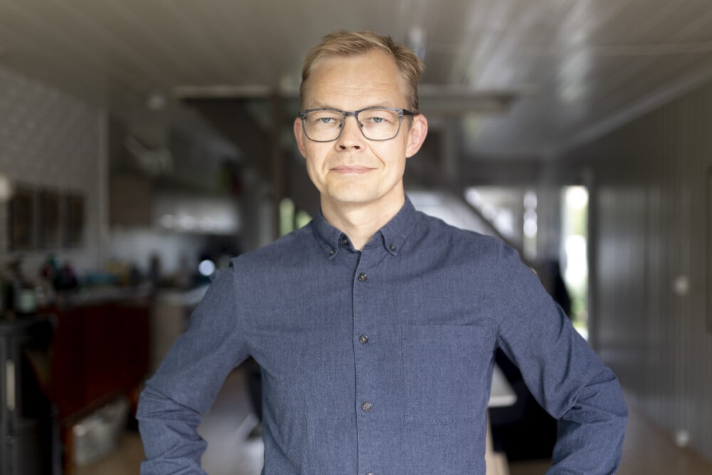 Egil Pedersen, at Sámi Allaskuvla i Guovdageaidnu.