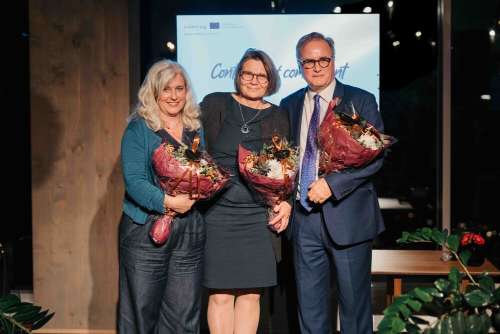 tre prisvinnere i Interreg NPA Awards 2025