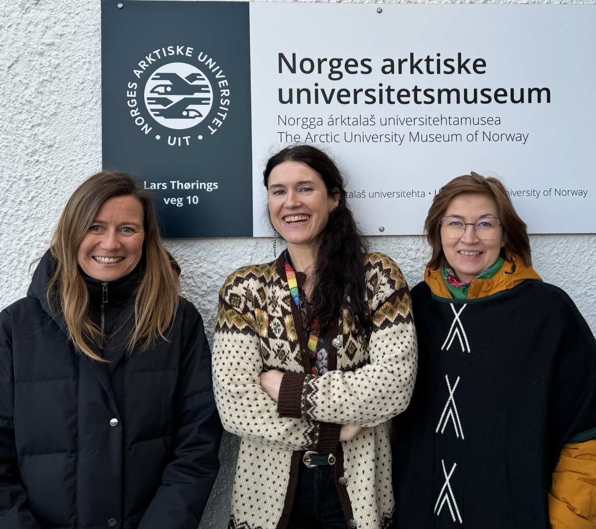 tre damer - prosjektgruppa for Máhtut - sjøsamisk kunnskap