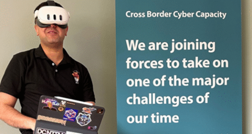 mann med ki briller - cyber- og samfunnssikkerhet