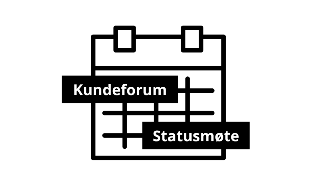 Icon: kundeforum, statusmøte