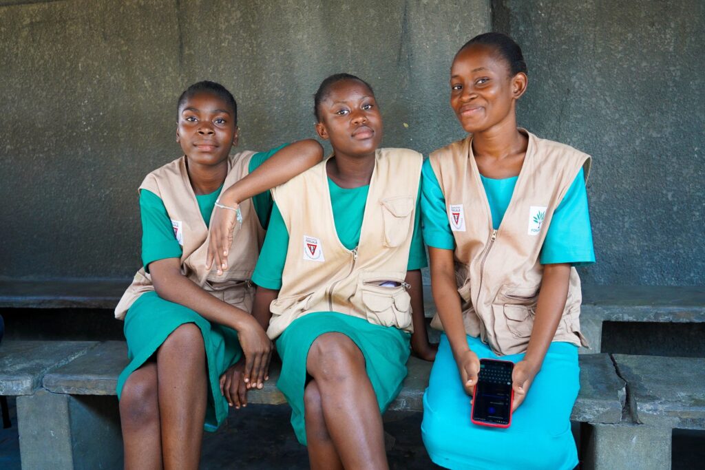 Three women in DRC